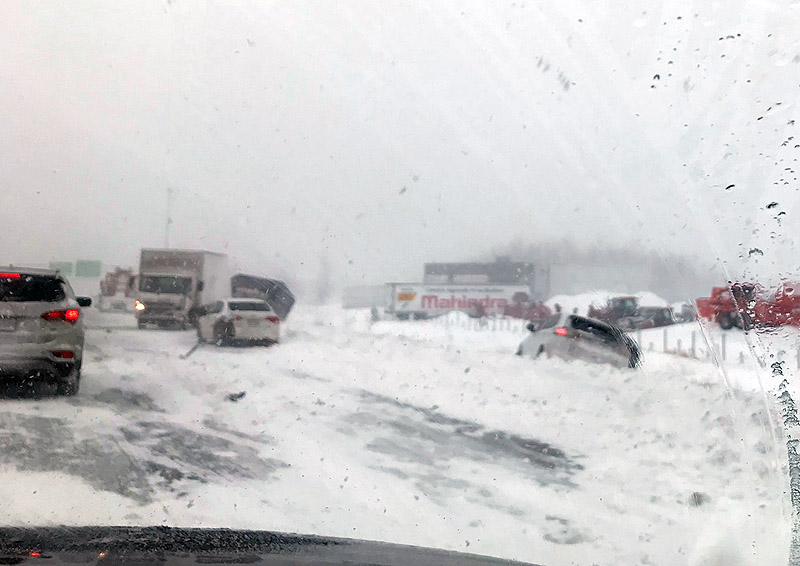 Plus de 1250 incidents lors de la tempête de neige